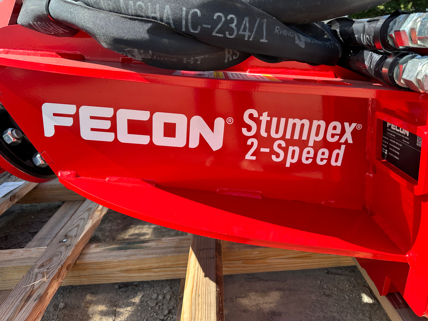 Fecon Stumpex 2-Speed Stump Grinder